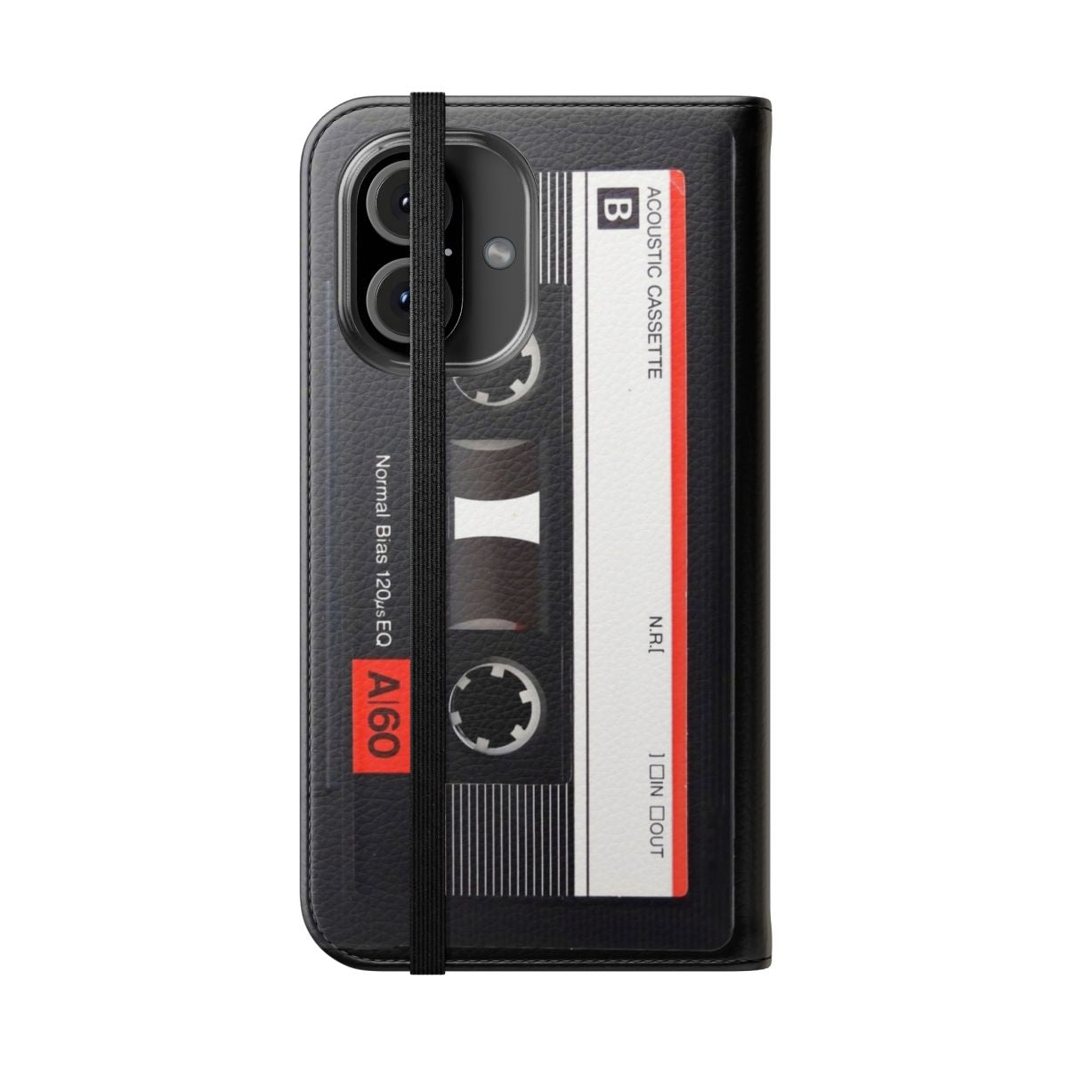 Vintage Cassette-Inspired Phone Case for Android - Folded Front