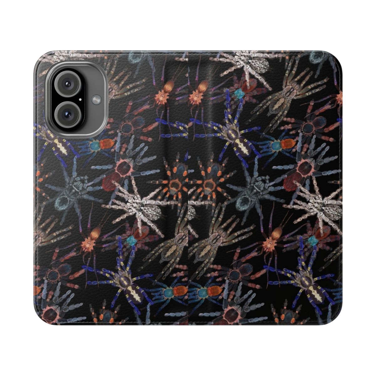 Arachnid pattern phone case cover with a spiderweb-inspired design