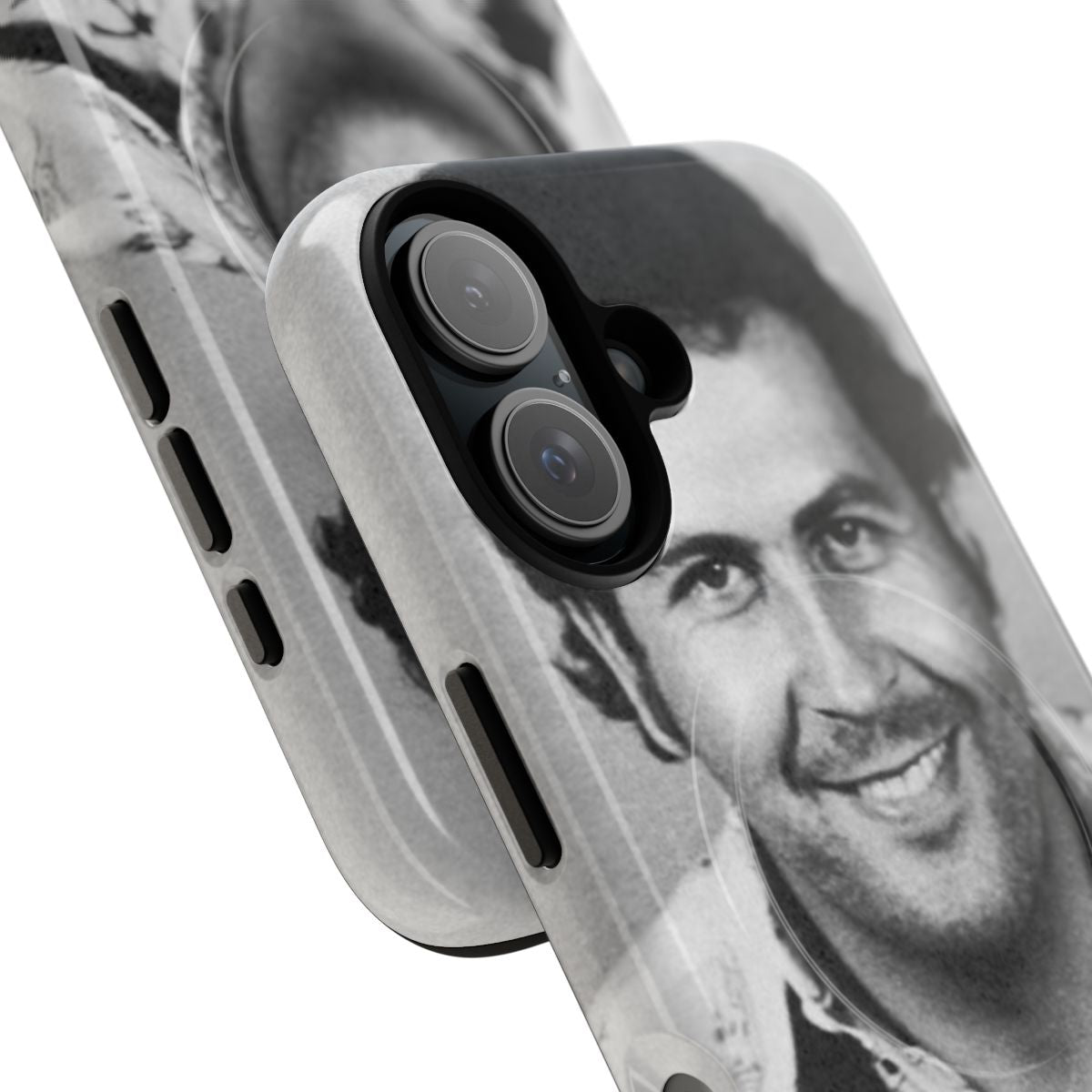 Tough phone case with Pablo Escobar-inspired design - Detail