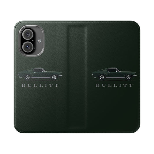 Premium Mustang-Inspired Bullitt Flip Phone Case