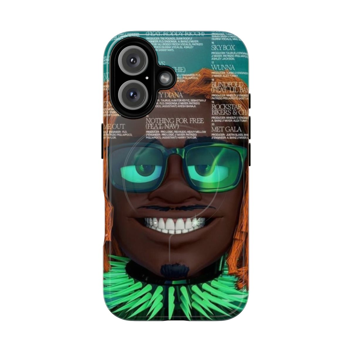 Stylish and durable phone case featuring the album cover art for Gunna's 'Wunna Deluxe' release