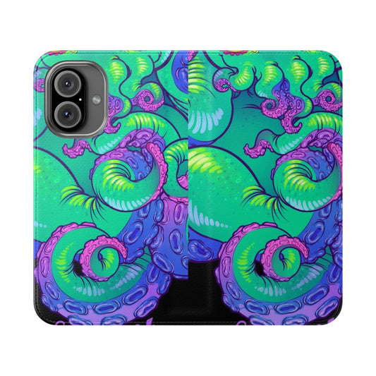 Cthulhu monster inspired tentacle print phone case