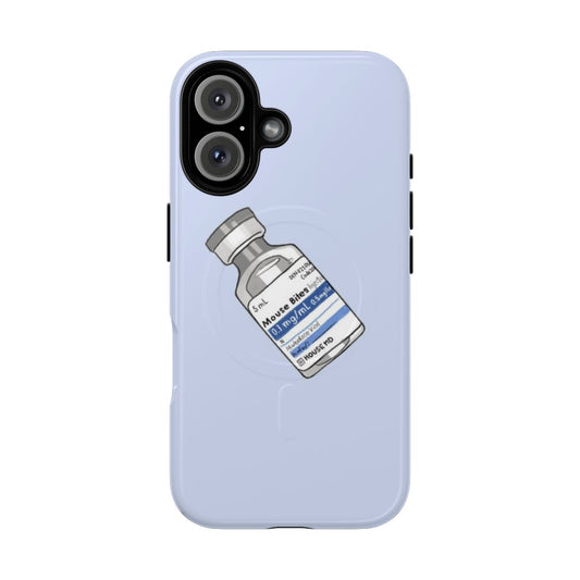 House MD inspired magnetic tough phone case with mouse bites graphic