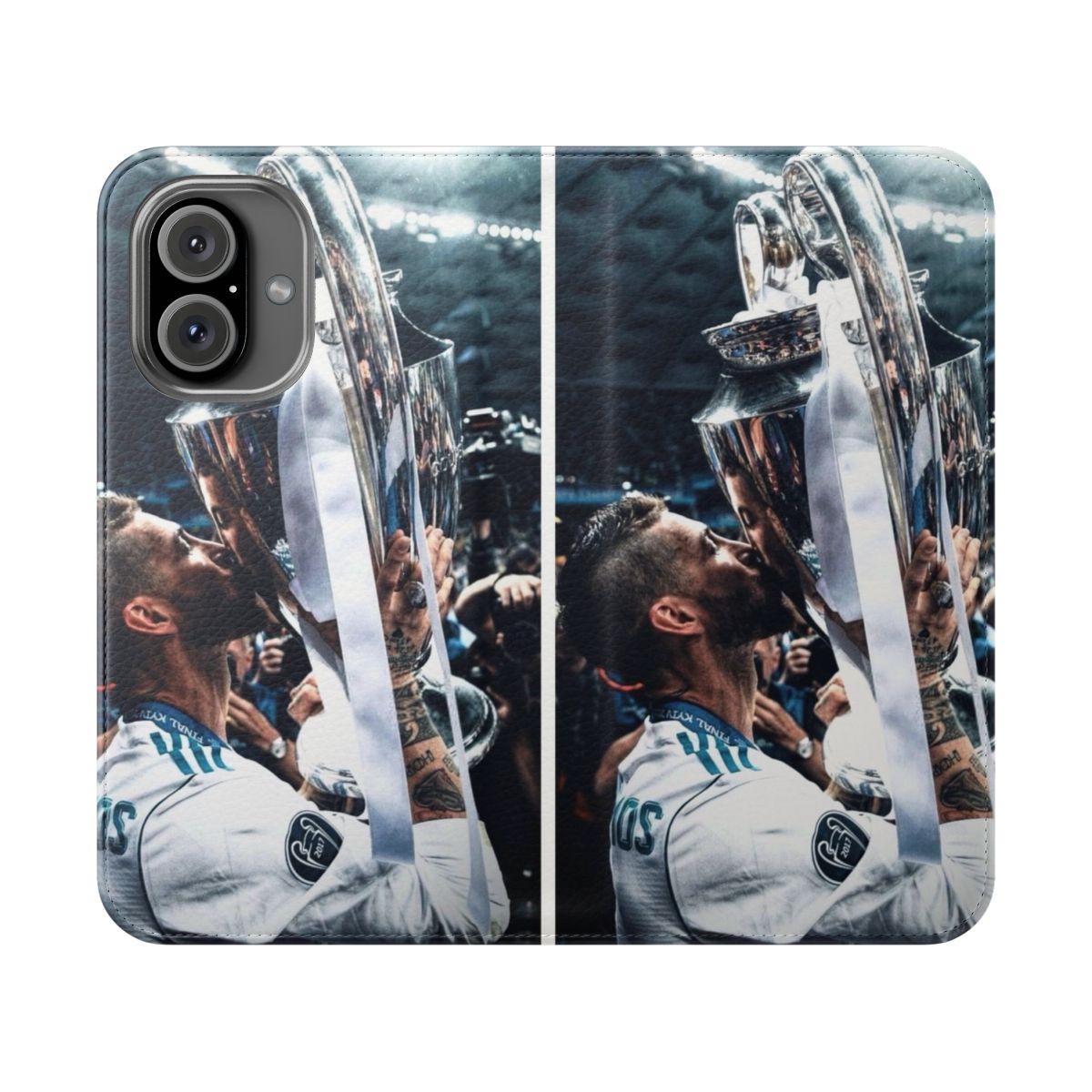 Sergio Ramos Inspired UCL Flip Cover Phone Case