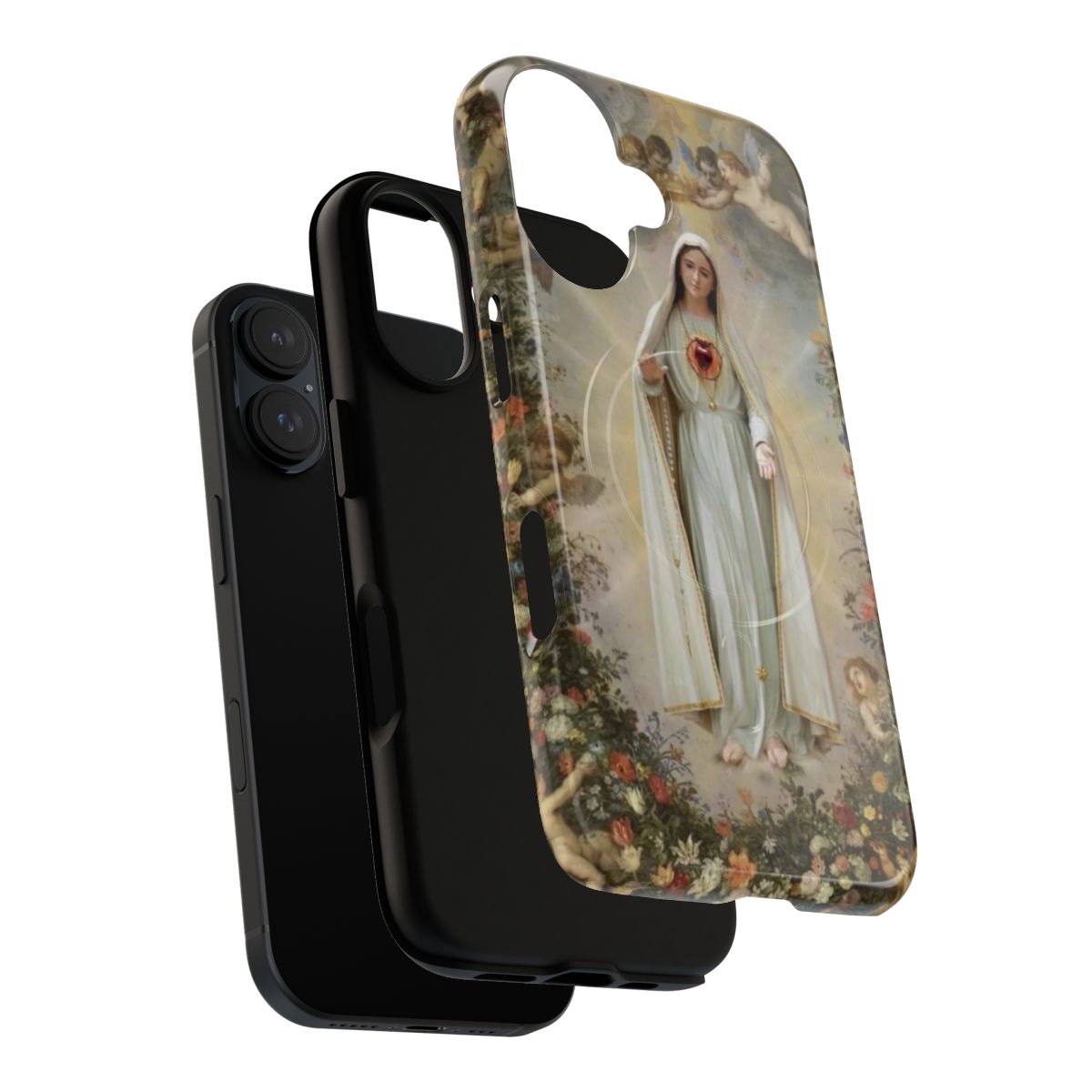 Virgin Mary Immaculate Heart of Mary magnetic phone case - Layers