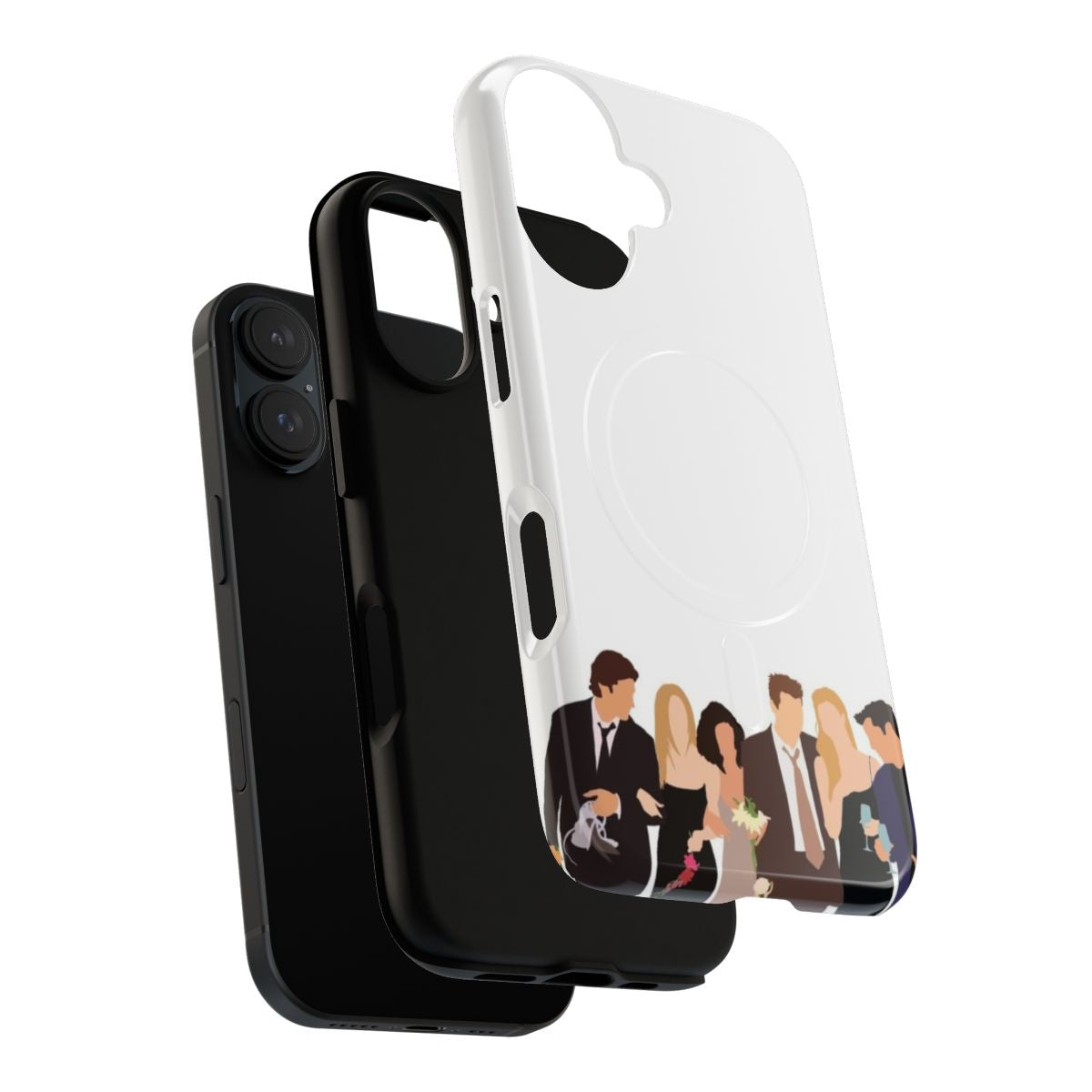 Friends TV show logo on a magnetic protective phone case - Layers