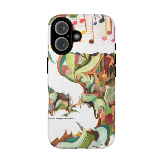 Nujabes-inspired magnetic tough phone case with metaphorical music imagery