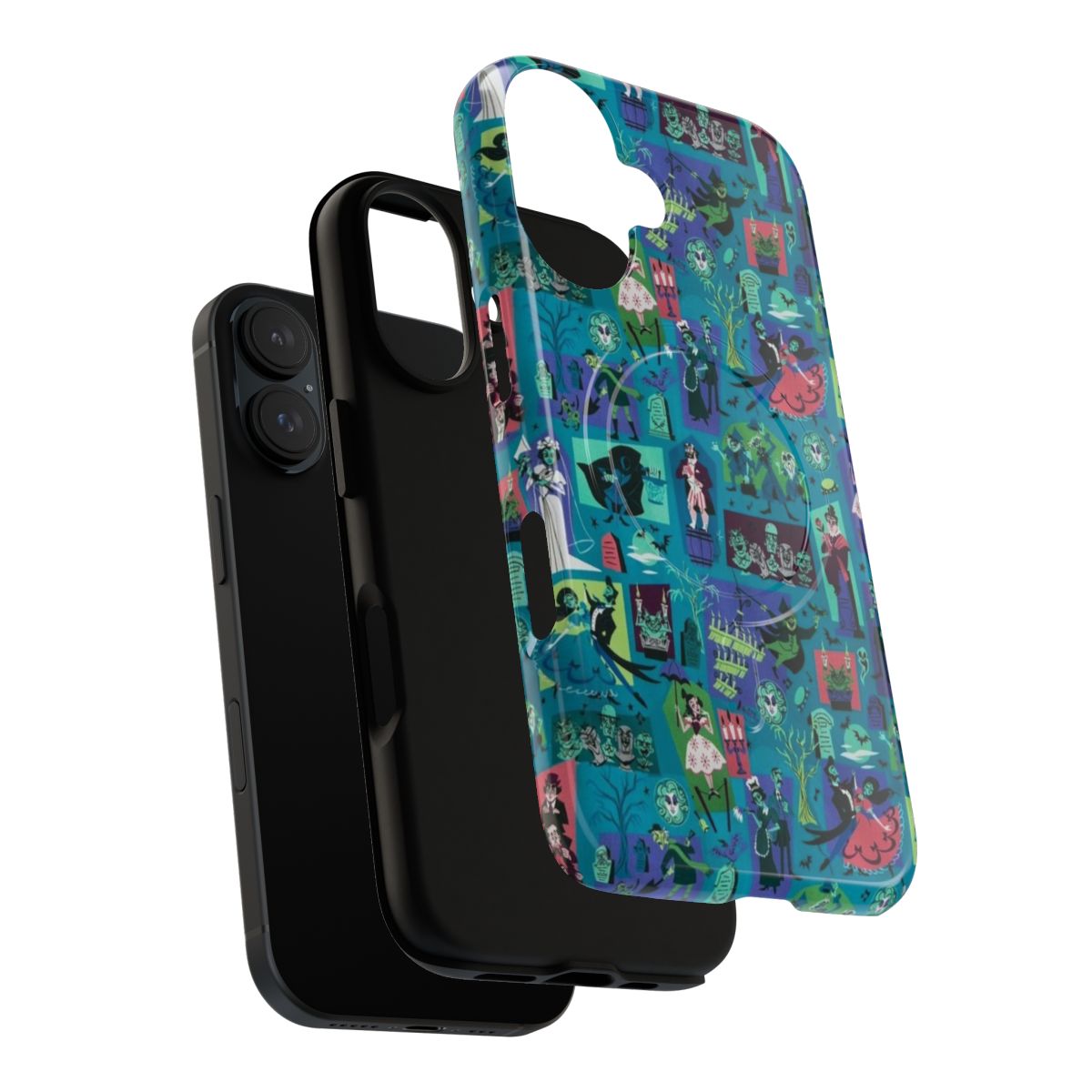 Haunted Mansion themed magnetic tough phone case - Layers