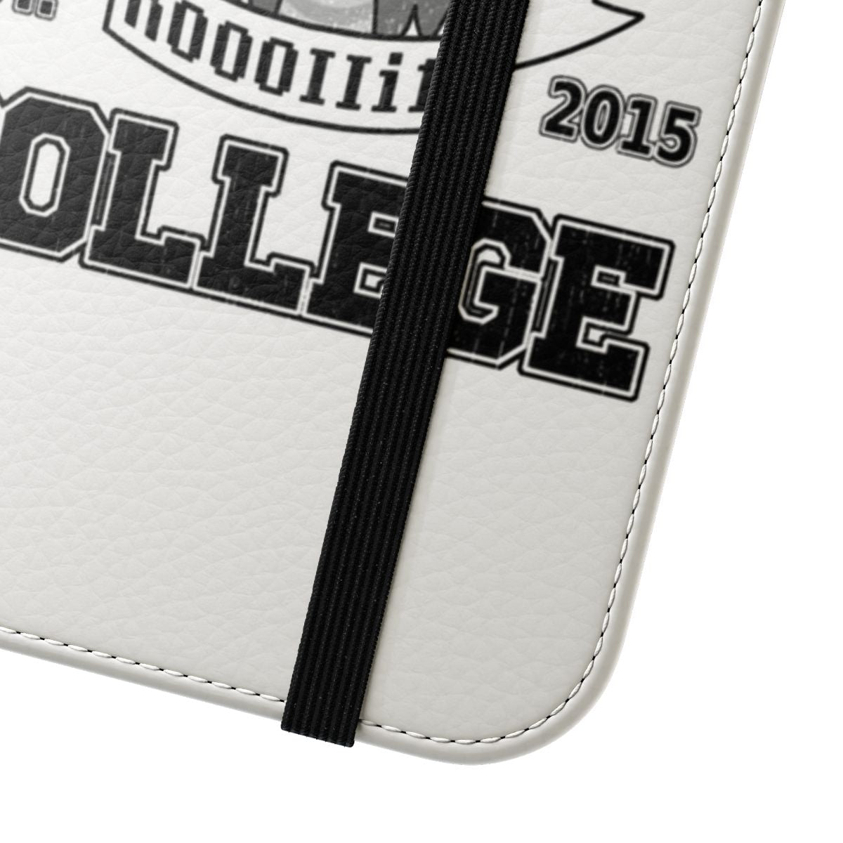 Temmie-Inspired College Flip Phone Case Featuring Beloved Undertale Character - Close Up