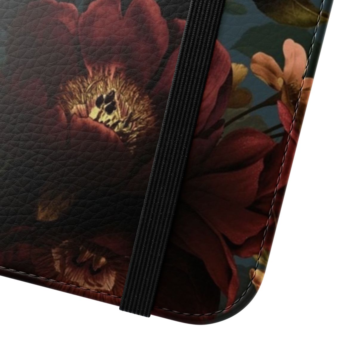 Mystic Botanical Night Garden Floral Phone Case - Close Up