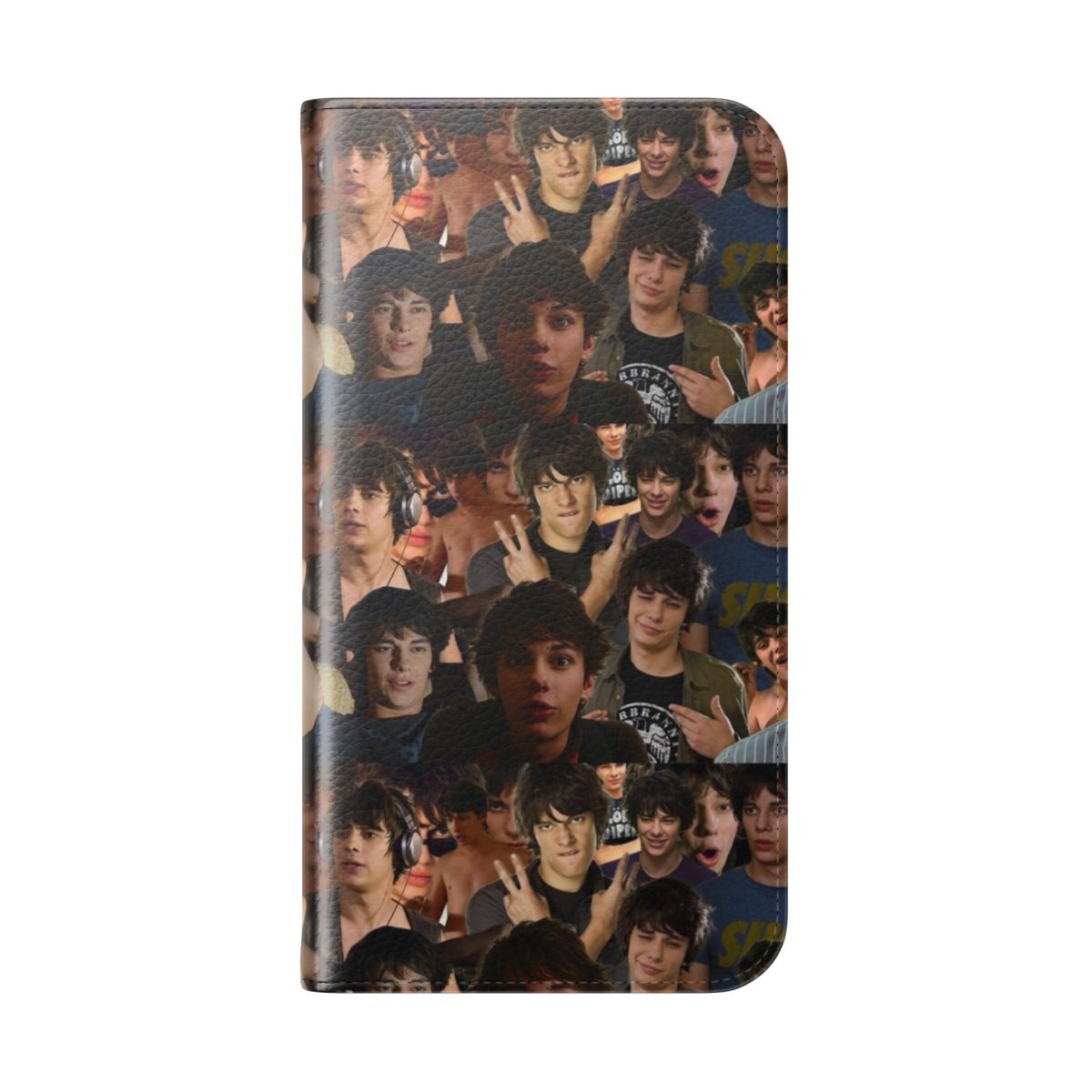 Emo-inspired phone case with Rodrick Heffley design for Diary of a Wimpy Kid fans - Folded Back