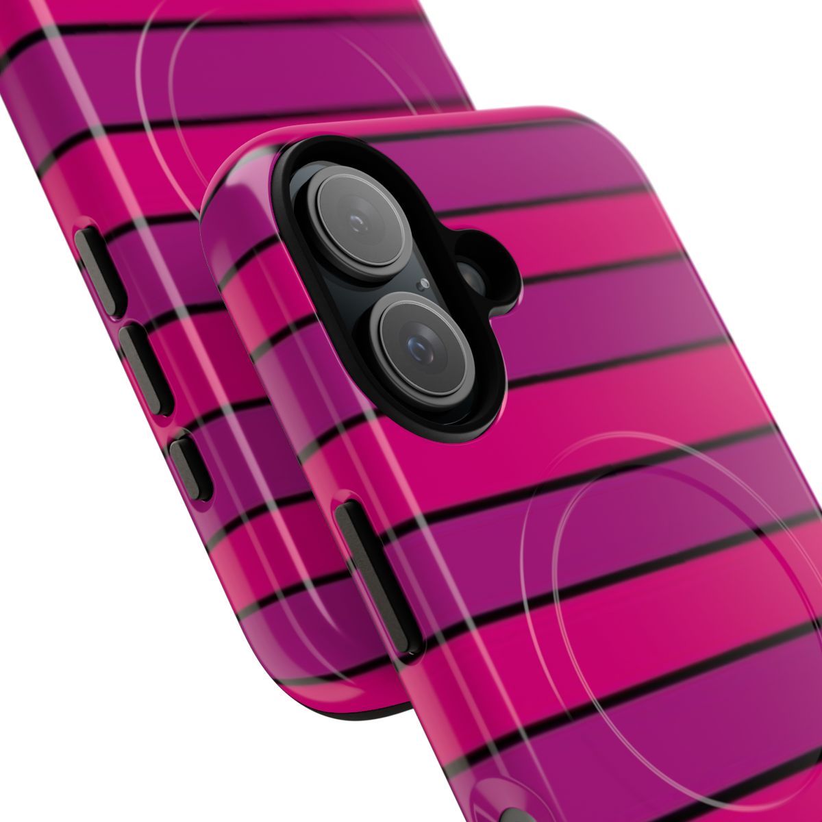 Cheshire Cat Inspired Tough and Magnetic Phone Case - Detail