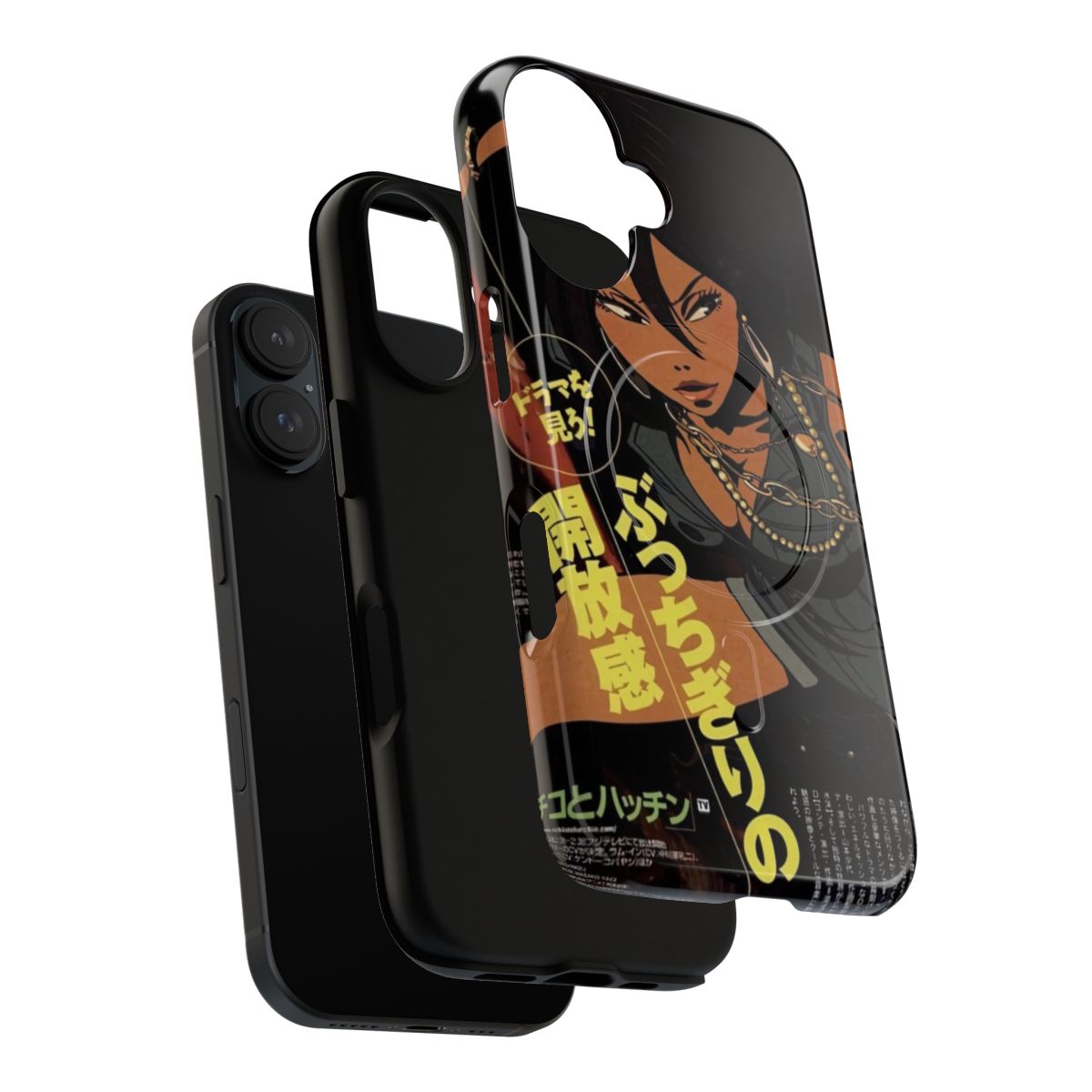 Anime-inspired tough phone case featuring Michiko Malandro from Michiko to Hatchin - Layers