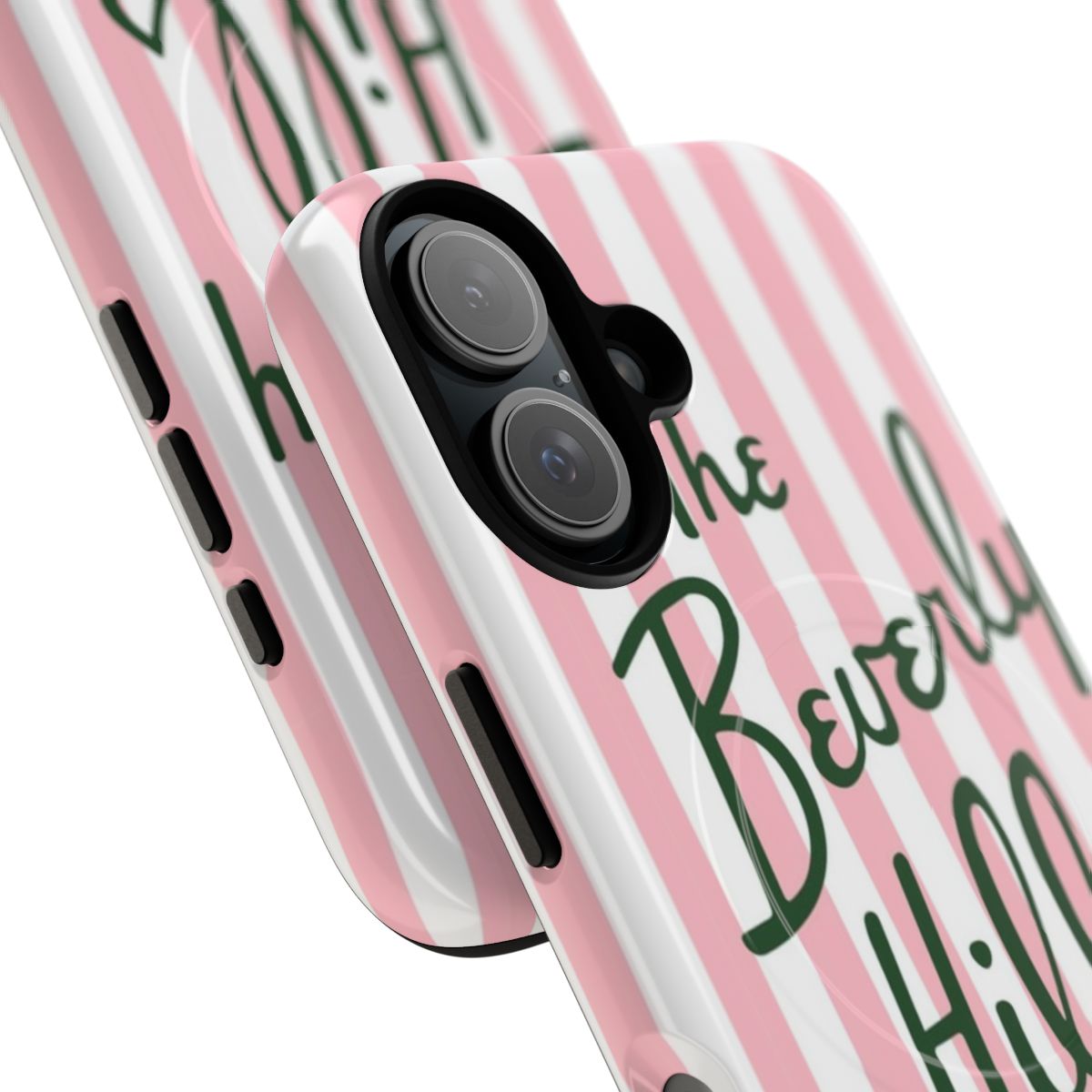 Durable and fashionable Beverly Hills-inspired phone case with strong magnetic closure - Detail