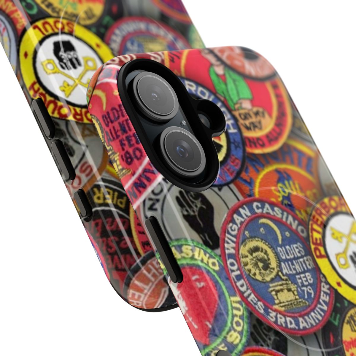 Northern Soul Inspired Magnetic Tough Phone Case - Detail