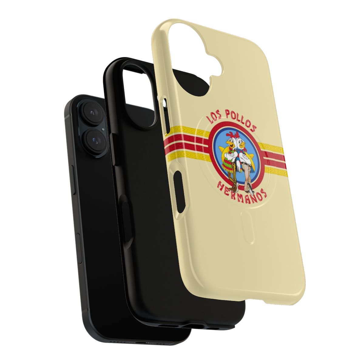 Los Pollos Hermanos inspired magnetic tough phone case with a vintage, retro design - Layers