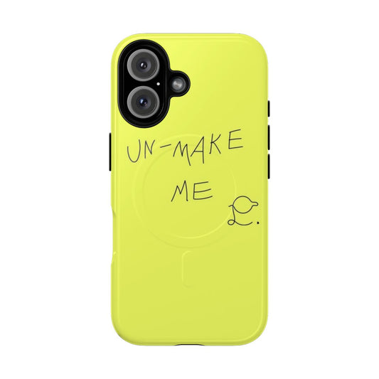 Unique Lemongrab-themed magnetic tough phone case with a humorous, parodic design