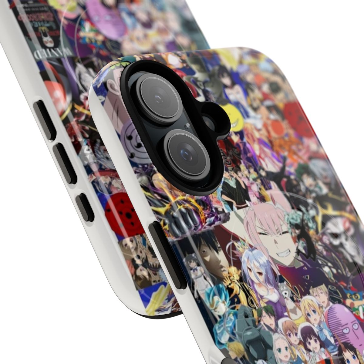 Anime-themed magnetic phone case with tough, protective design - Detail