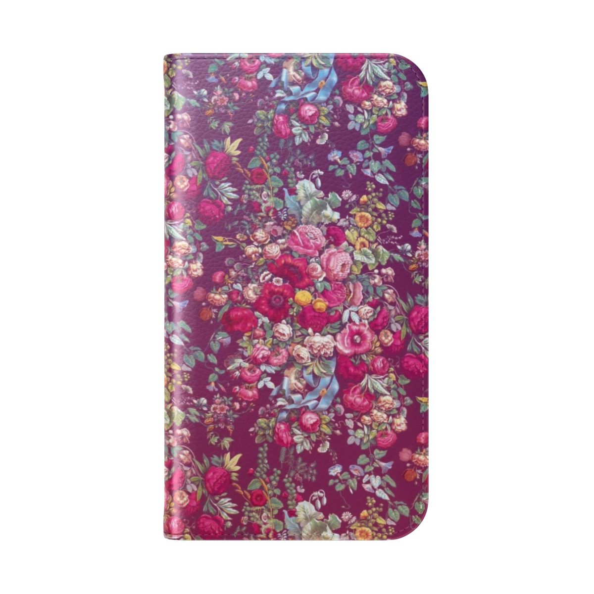 Vintage floral bouquet design on a phone case - Folded Back