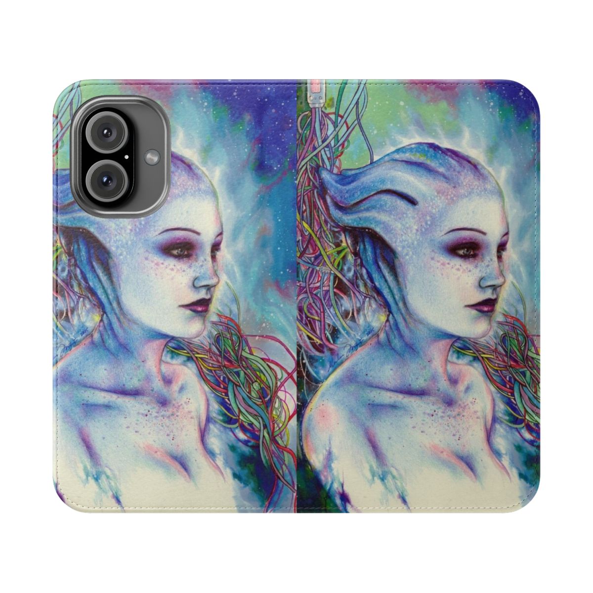 Sleek and stylish Liara Tsoni phone case with a sci-fi inspired design for Mass Effect enthusiasts.