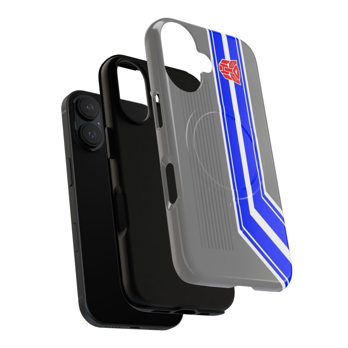 Magnetic tough phone case featuring Transformers-inspired design - Layers