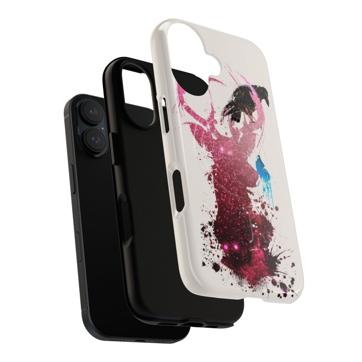 A stylish and protective phone case featuring a supernatural ombre design inspired by the video game Life is Strange. - Layers