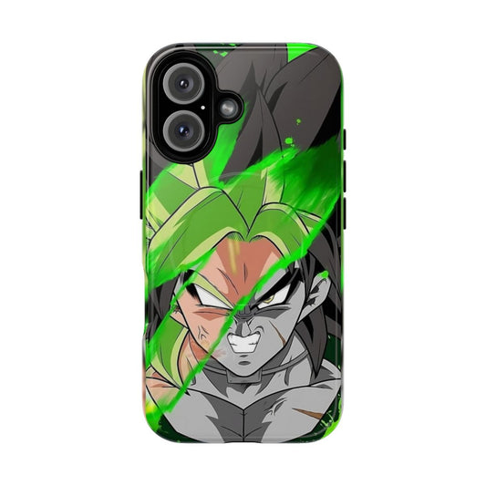 Dragon Ball-inspired Broly magnetic tough phone case