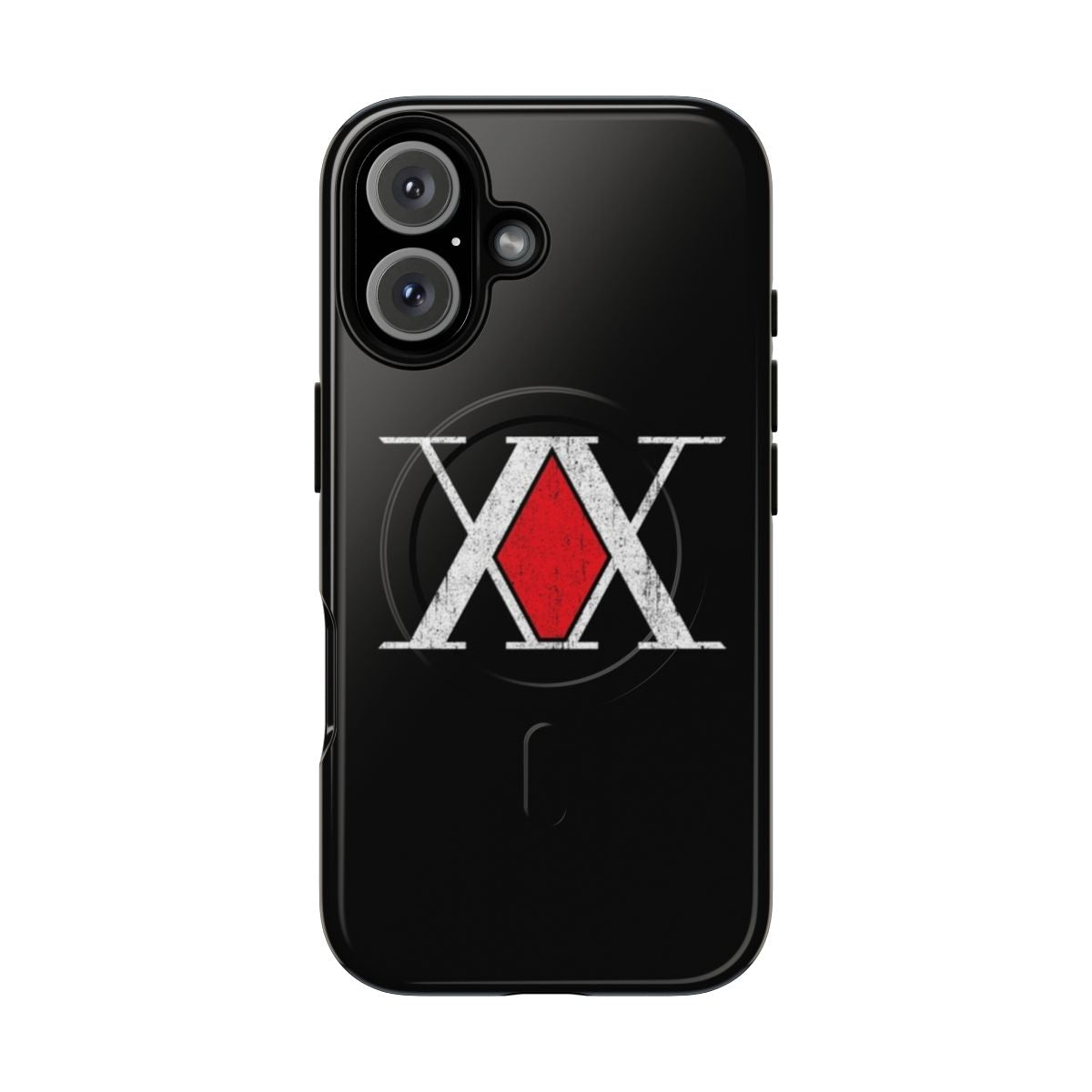 Magnetic tough phone case with the iconic Hunter x Hunter symbol