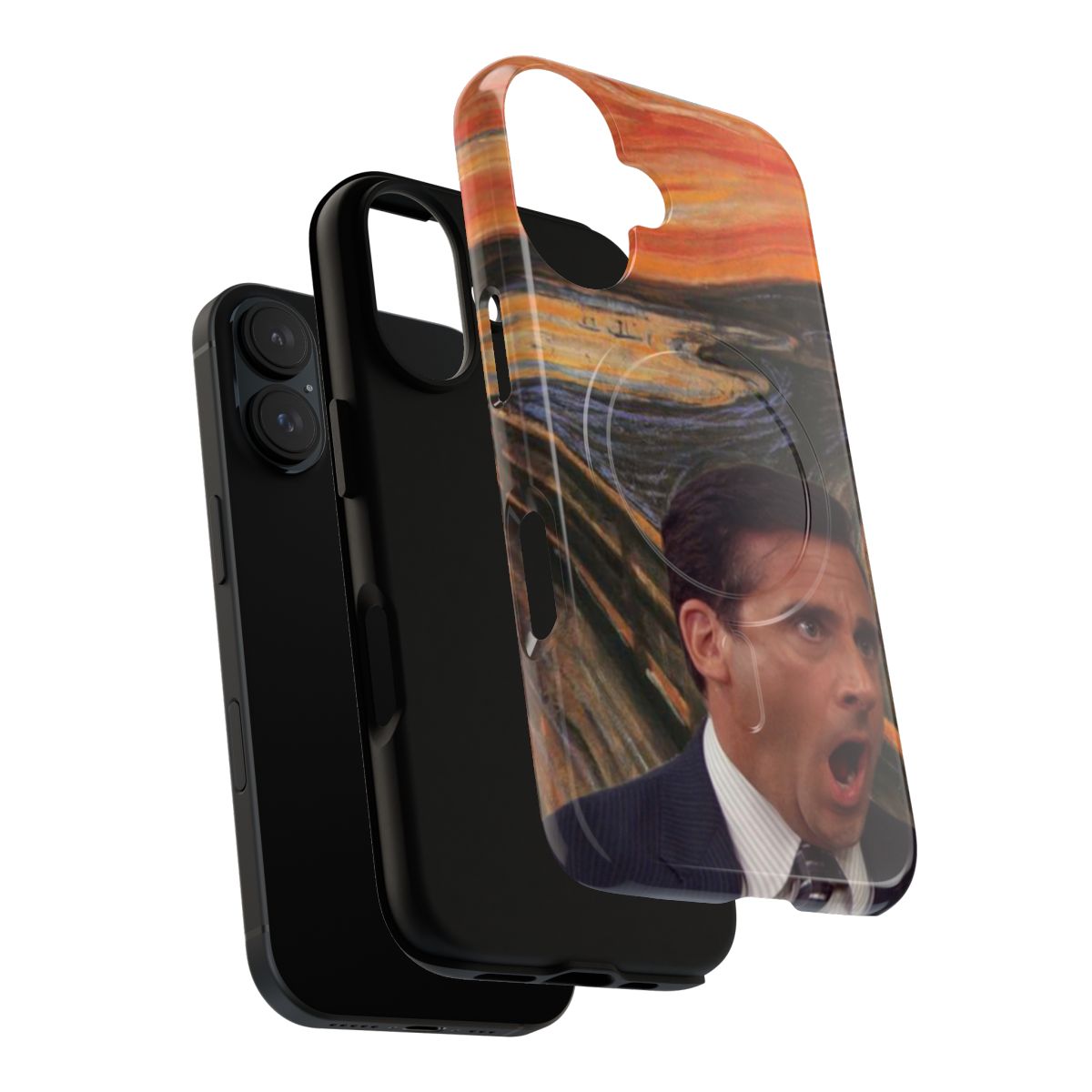 "Michael Scott 'The Scream' inspired magnetic tough phone case" - Layers