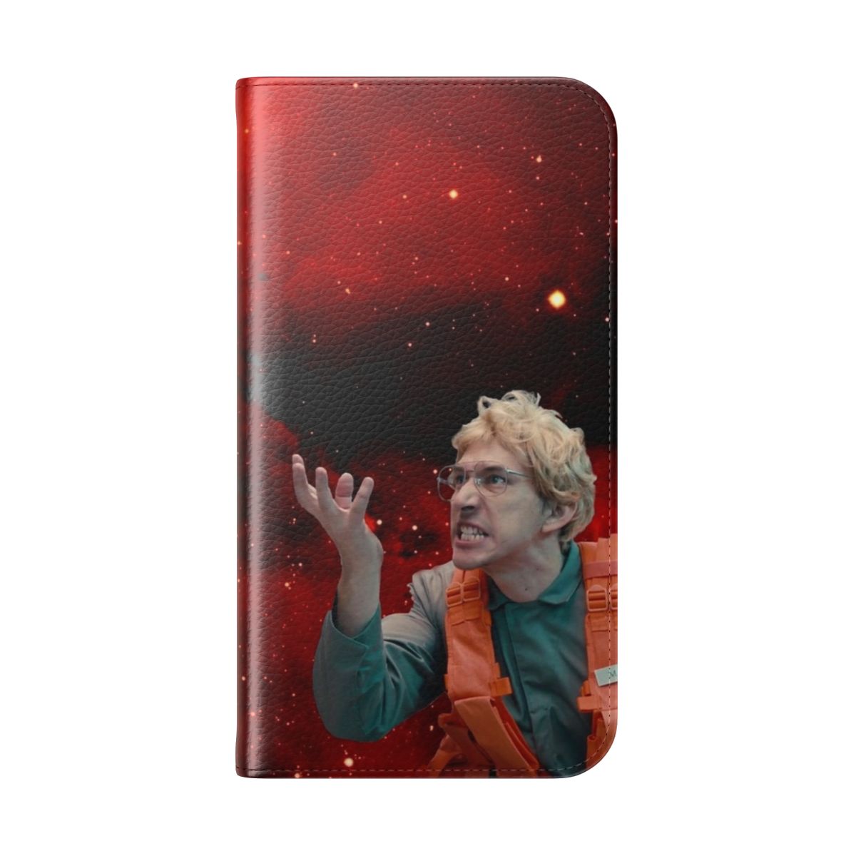 Angry space boy-inspired sci-fi phone case for Android and iPhone - Folded Back