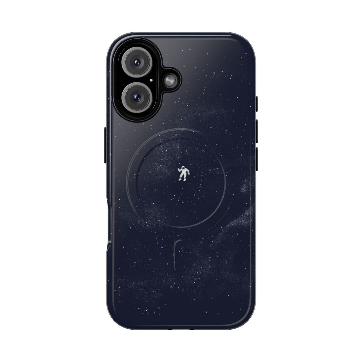 Cosmic galaxy-inspired magnetic tough phone case