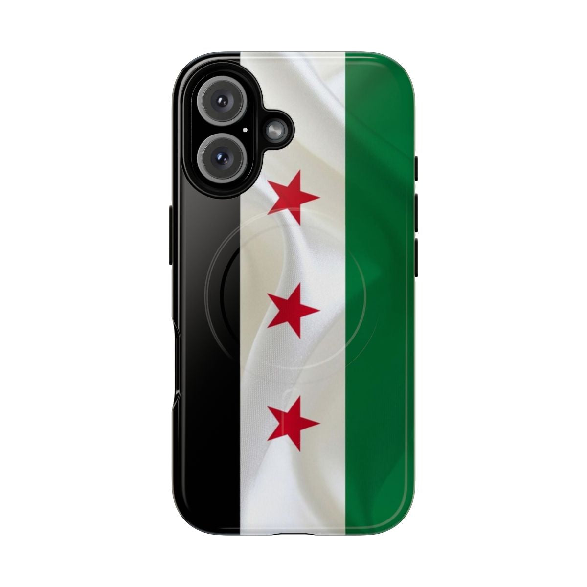 Stylish phone case featuring the flag of Syria