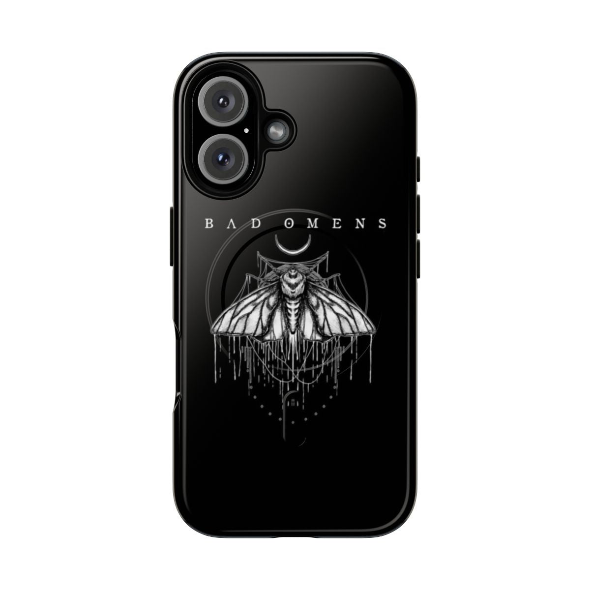 Moth Magnetic Tough Phone Case with Metalcore Design