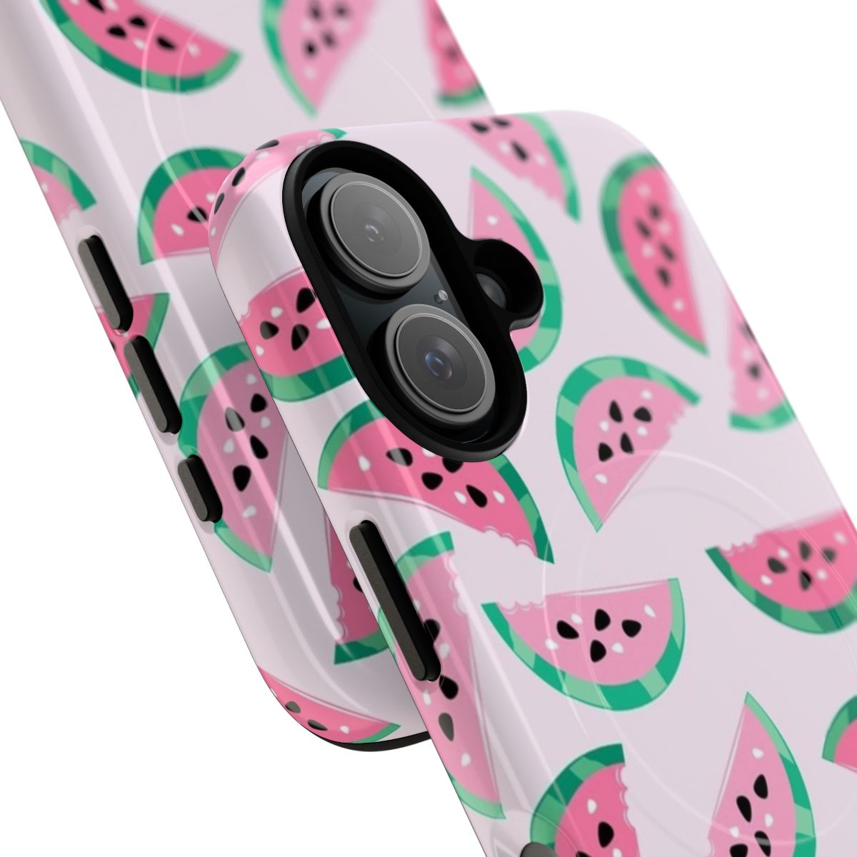 Watermelon-patterned phone case with a vibrant and pastel design - Detail