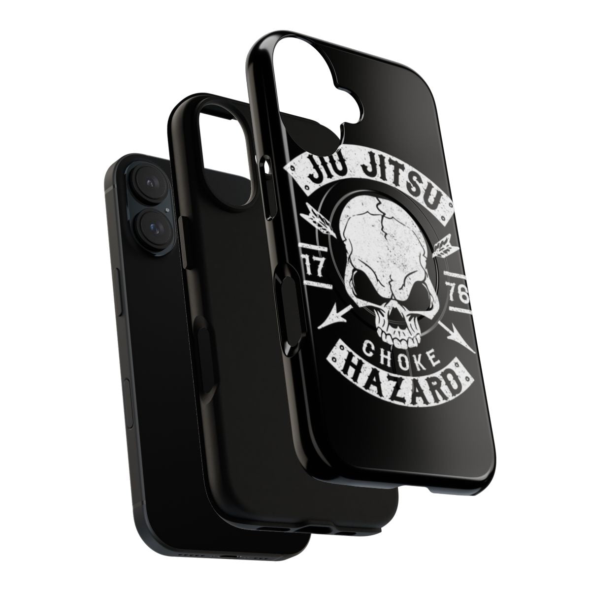 Jiu jitsu-themed phone case featuring a strong magnetic design - Layers