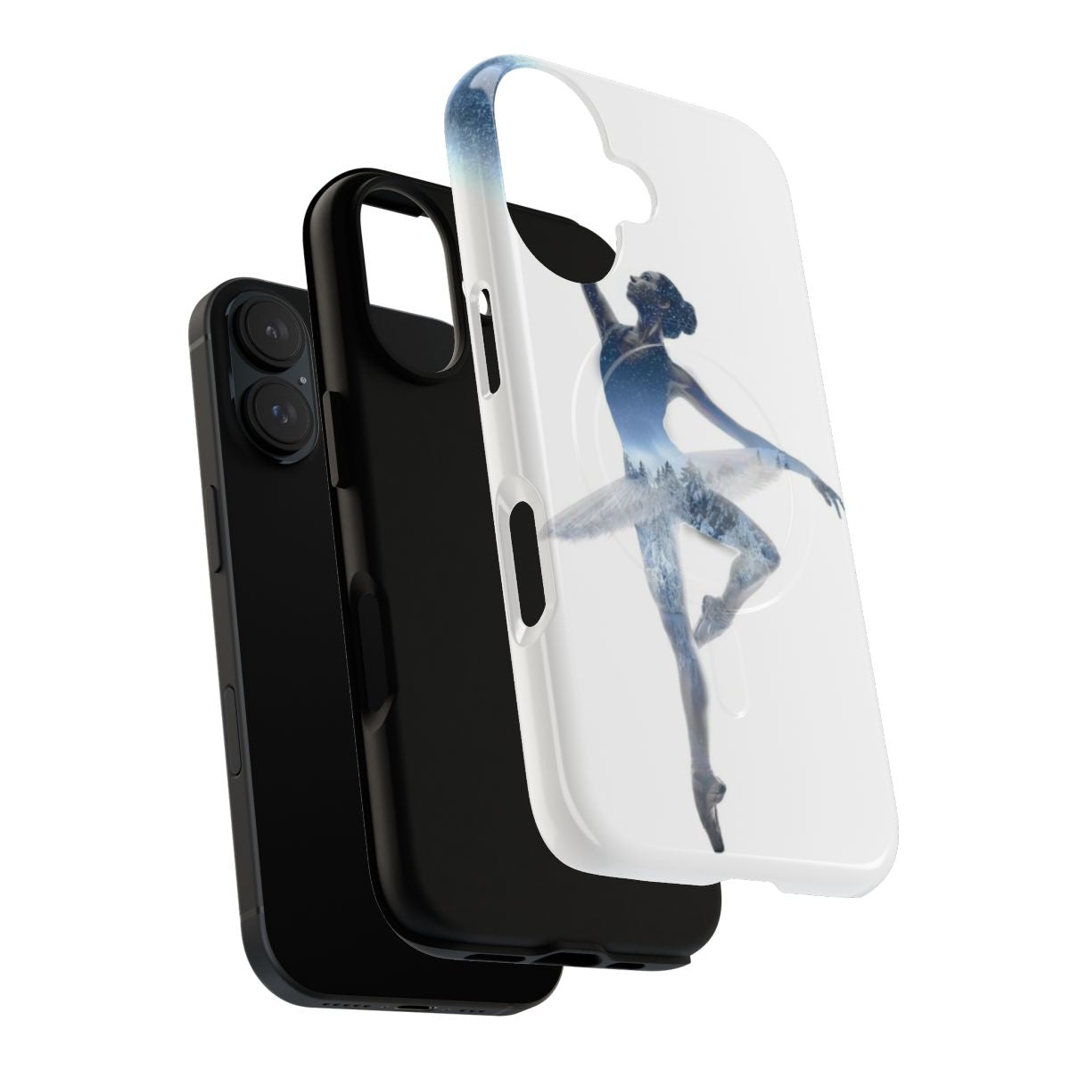 Starry Ballerina Dancer Magnetic Tough Phone Case - Layers