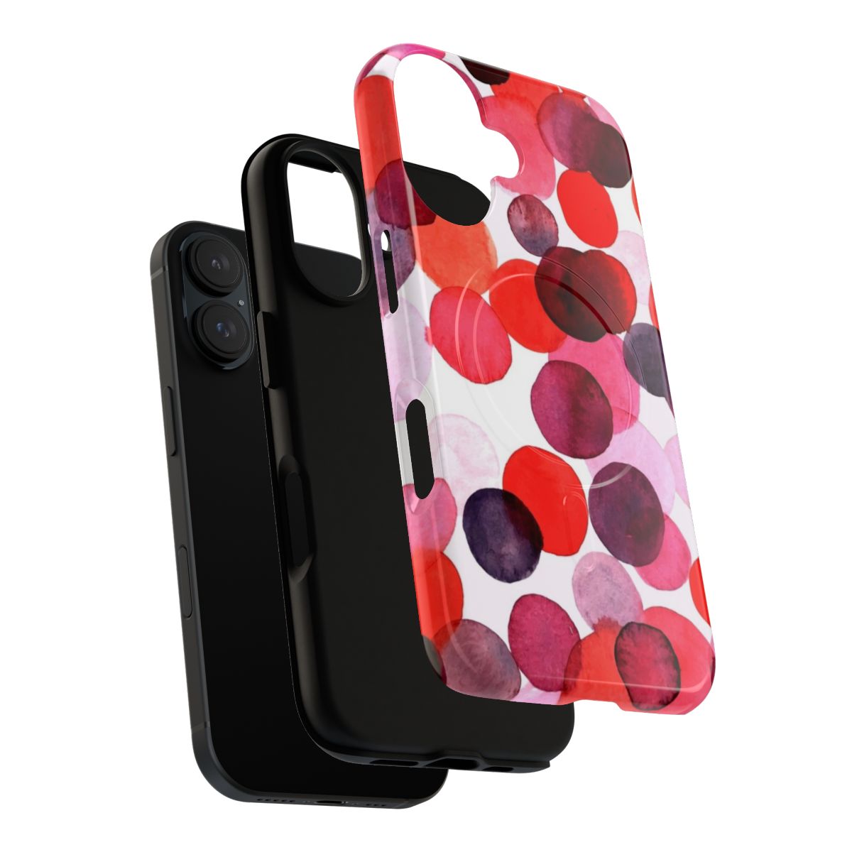 Colorful and whimsical bubbles design phone case - Layers