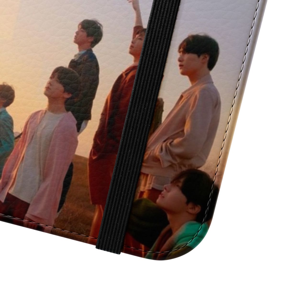 Colorful and artistic BTS Love Yourself Tear themed phone case cover - Close Up