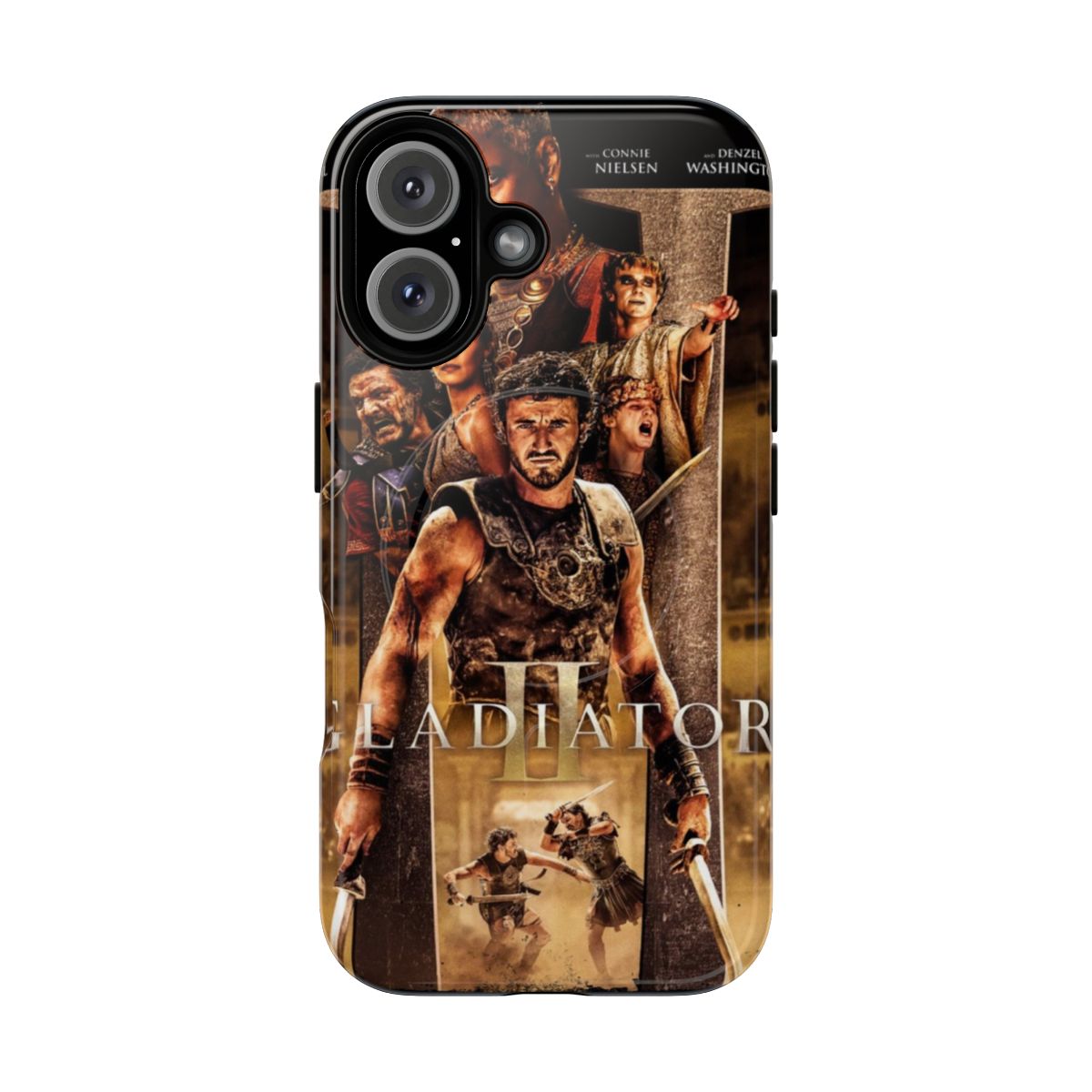 Sleek and durable phone case featuring a bold Gladiator movie-inspired graphic design.