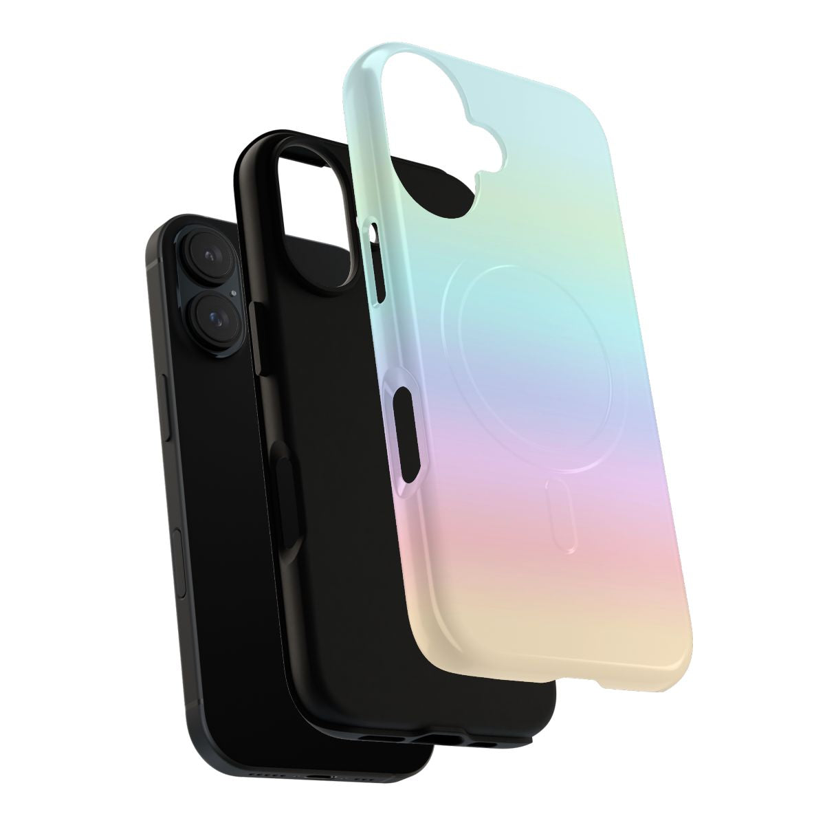 Pastel gradient phone case with a colorful, cute and fun summer design - Layers