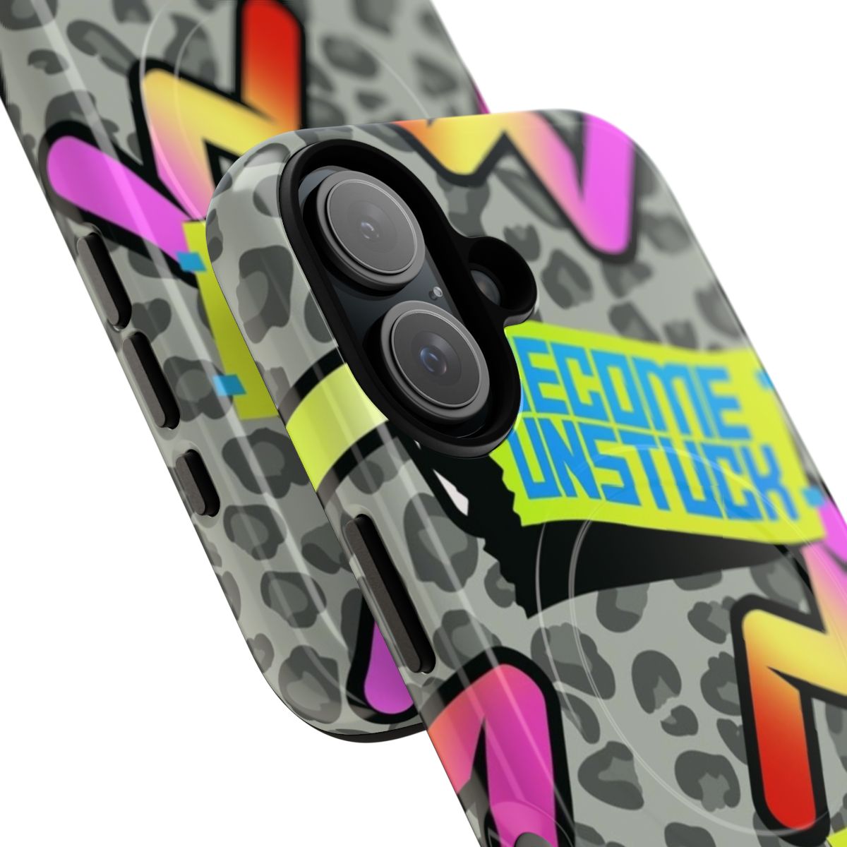 Magnetic tough phone case featuring a design inspired by Formula One driver Daniel Ricciardo - Detail