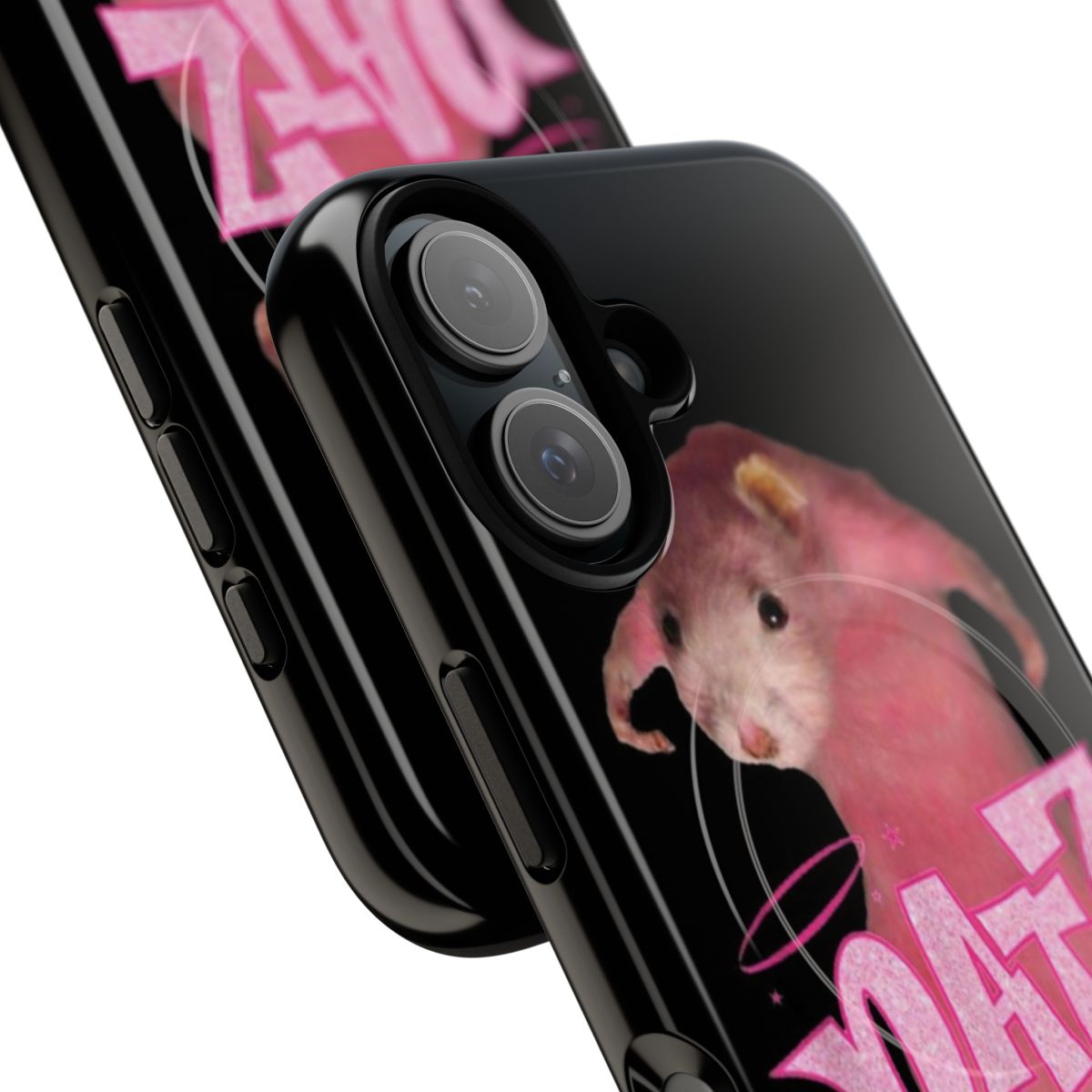 Funny Ratt Pink Ratz Magnetic Tough Phone Case - Detail