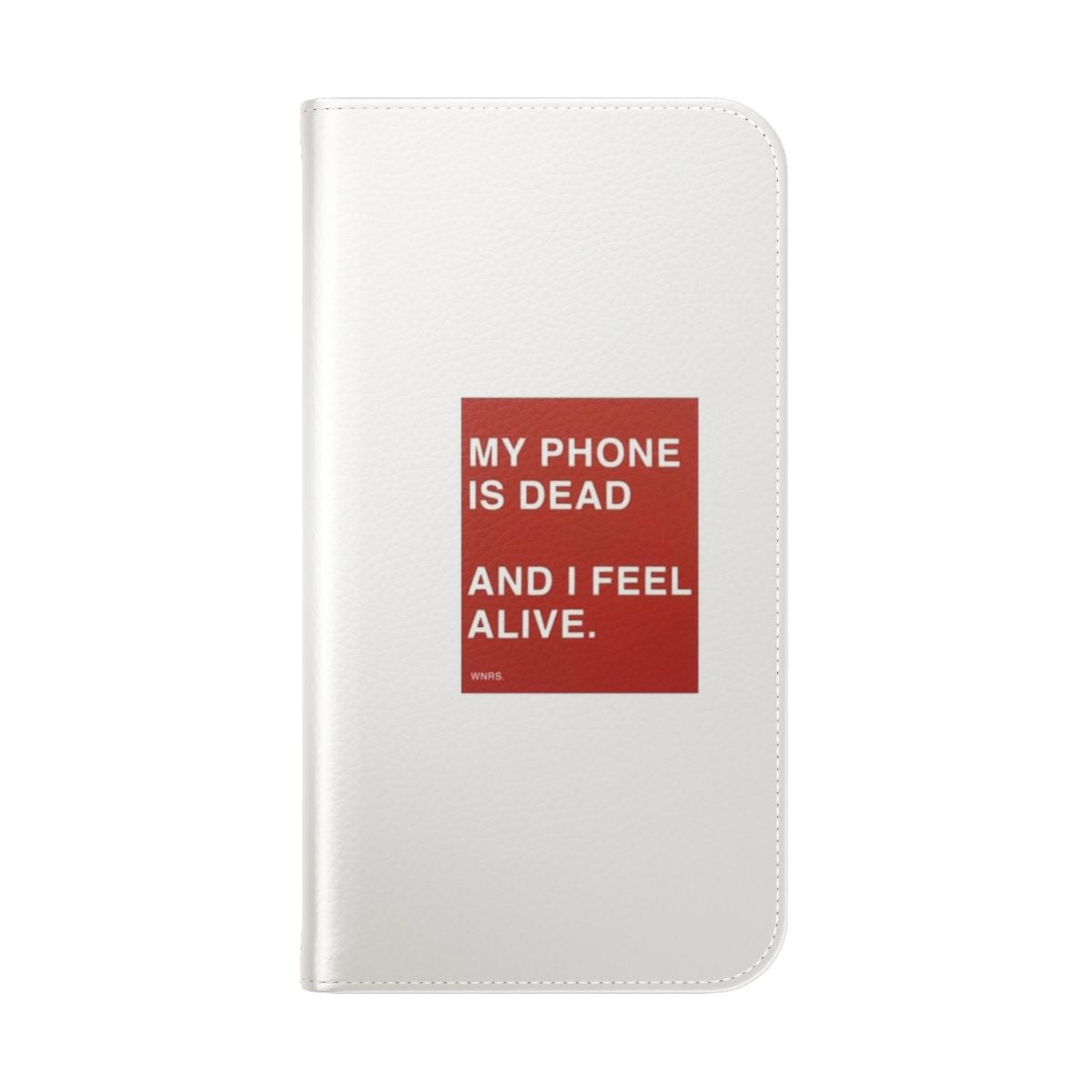 Stylish flip cover phone case for dead mobile phones - Folded Back