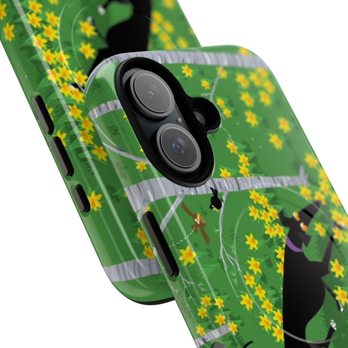 Daffodil Hound Magnetic Tough Phone Cases - Detail