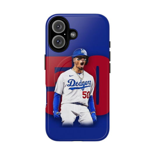 Mookie Betts inspired custom magnetic tough phone case