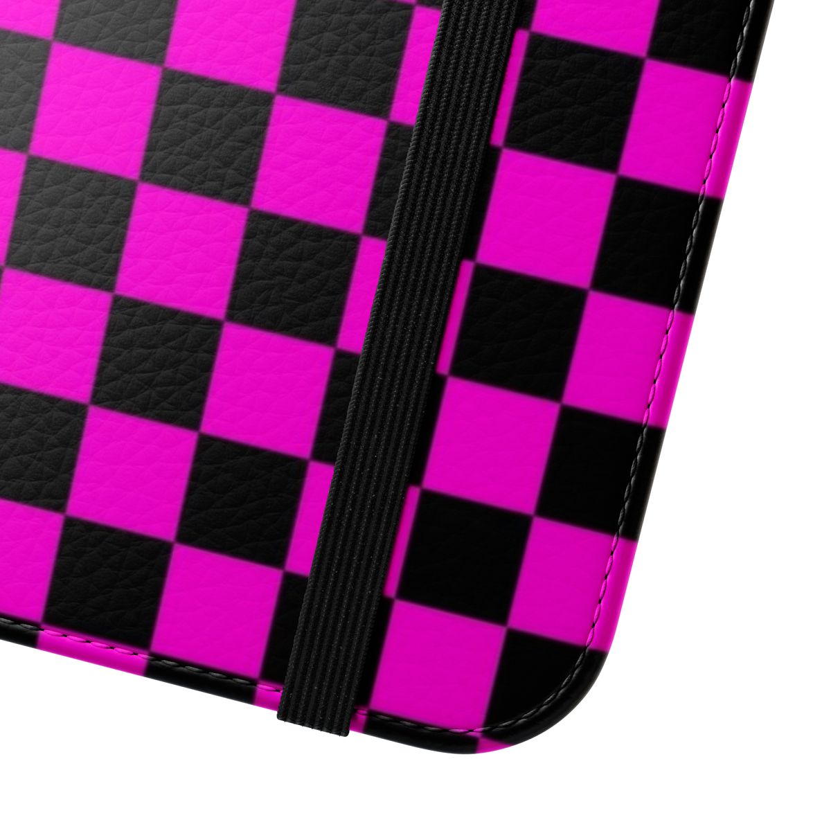 A custom phone case with the iconic Garry's Mod missing textures pattern, perfect for video game enthusiasts. - Close Up