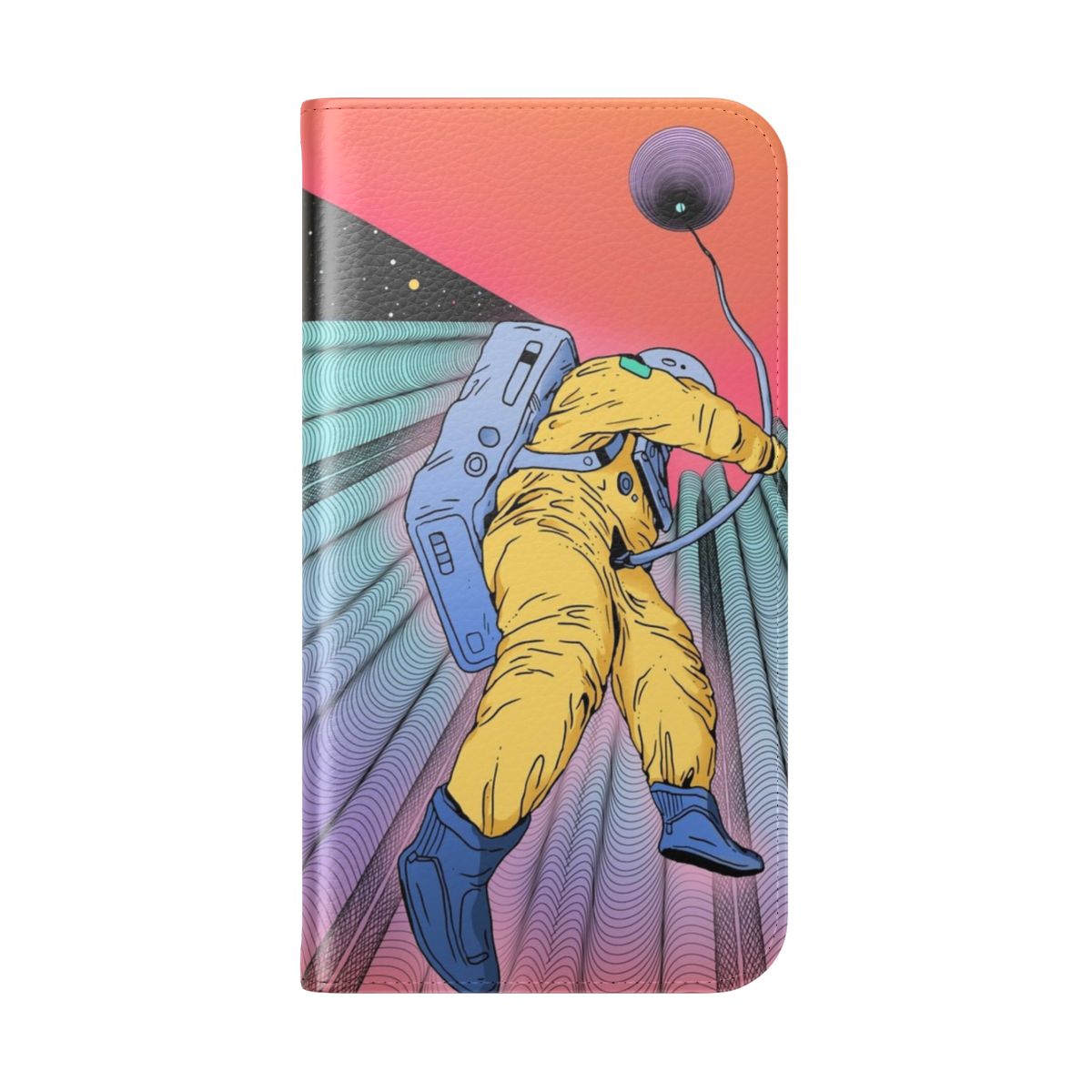 Ascension Stylish Outer Space-Themed Phone Case - Folded Back