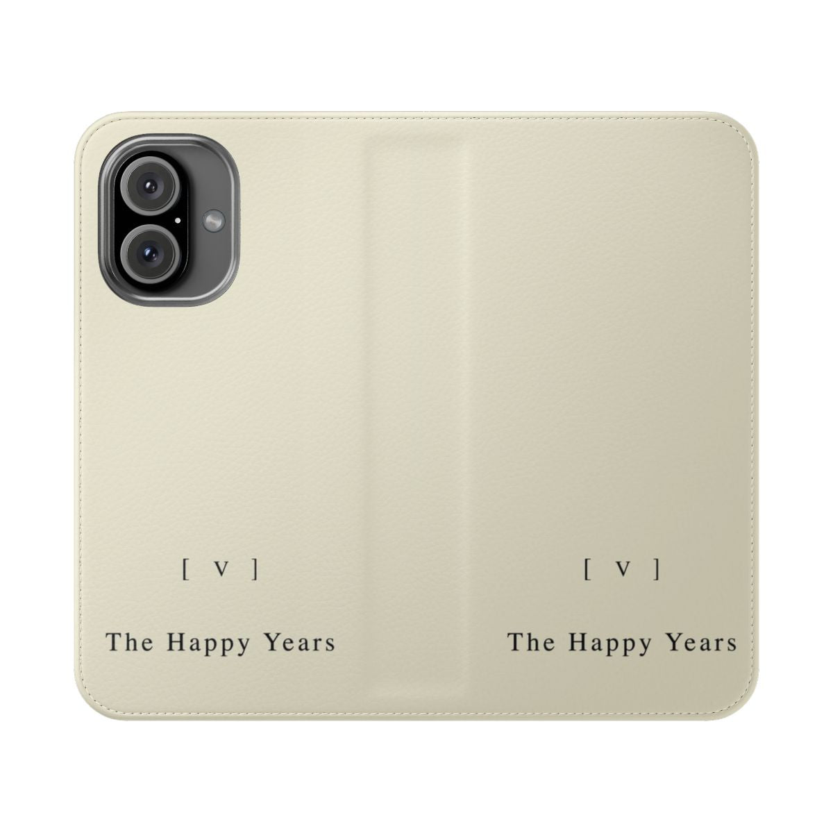 Flip cover phone case inspired by the book "A Little Life" Chapter V "The Happy Years"