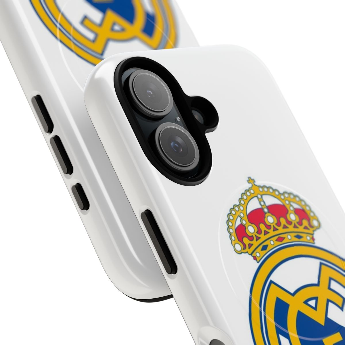 Magnetic Tough Phone Case with Madrid CF Logo Design - Detail