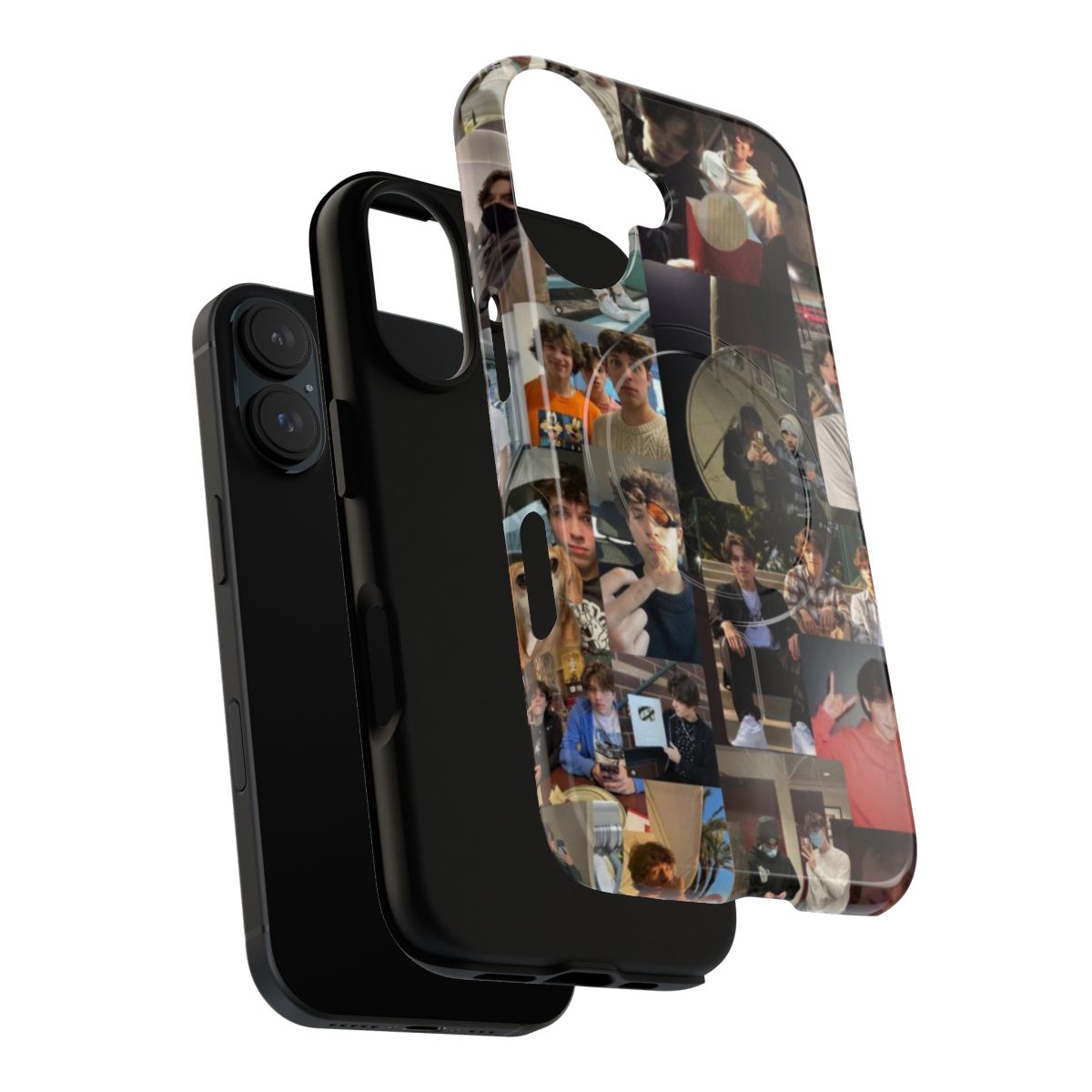 Sturniolo Triplets Collage Magnetic Tough Phone Case - Layers